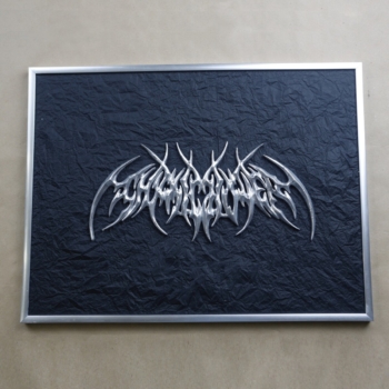 3d панно Rockdecor r5 в рамке 30х40 на черном фоне 1